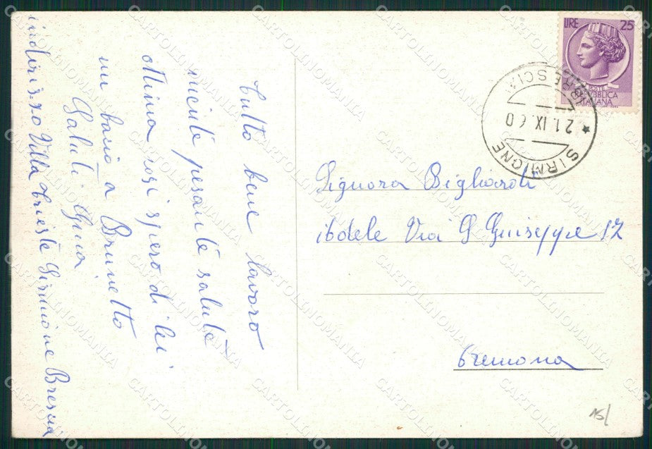 Brescia Sirmione FG cartolina ZK0089 – retro