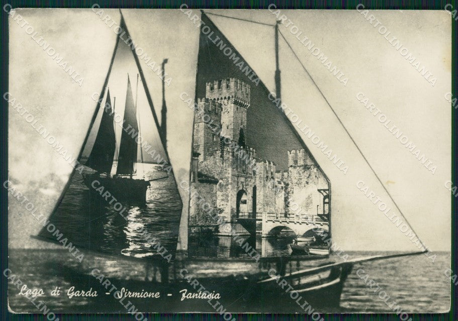 Brescia Sirmione PIEGHINE Foto FG cartolina ZK0090 – fronte