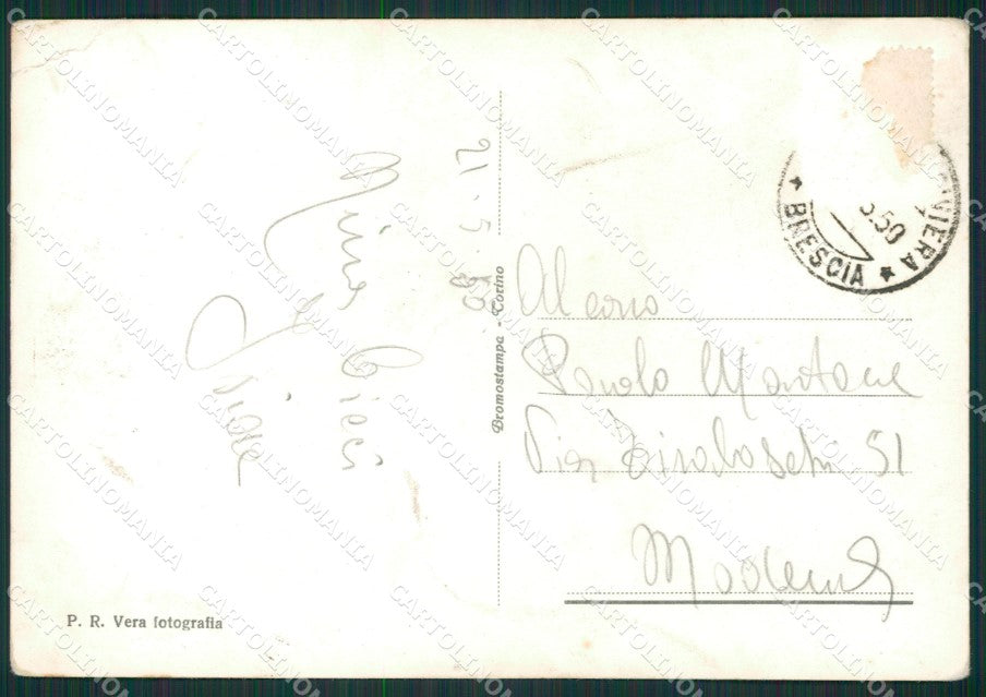Brescia Sirmione PIEGHINE Foto FG cartolina ZK0090 – retro
