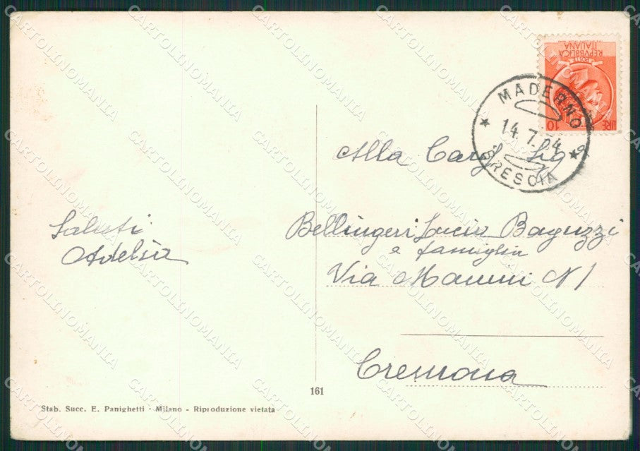 Brescia Maderno Foto FG cartolina ZK0091 – retro