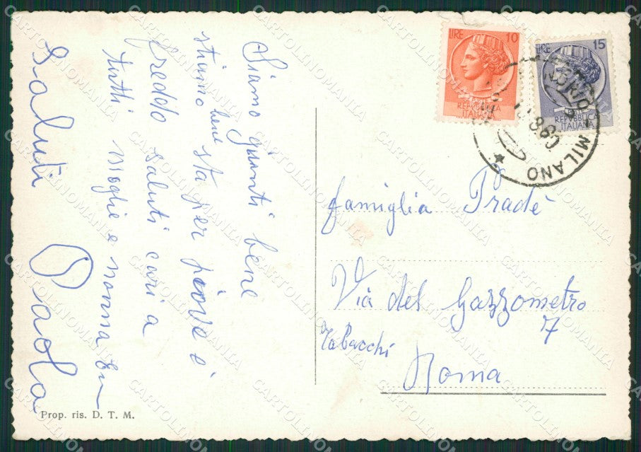 Sondrio Civo Roncaglia STRAPPINO FG cartolina ZK0098 – retro