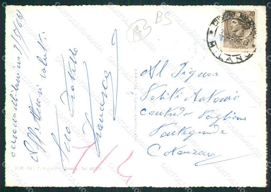 Brescia Lago Garda Monte Baldo Foto FG cartolina ZK0106 – retro