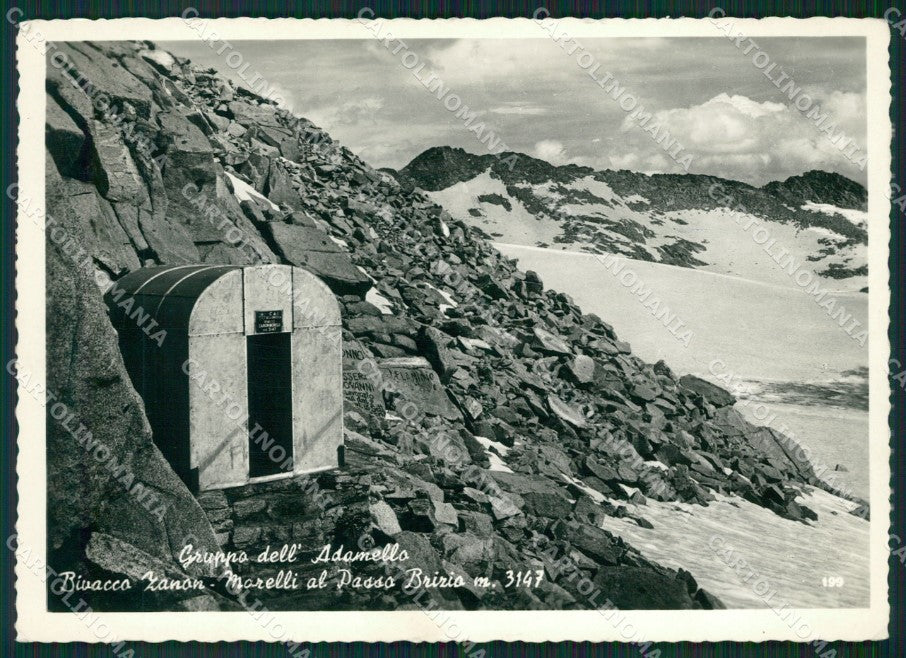 Brescia Passo Brizio Bivacco Zanon Foto FG cartolina ZK0111 – fronte