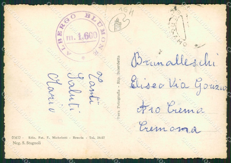 Brescia Gaver PIEGHINA Foto FG cartolina ZK0125 – retro