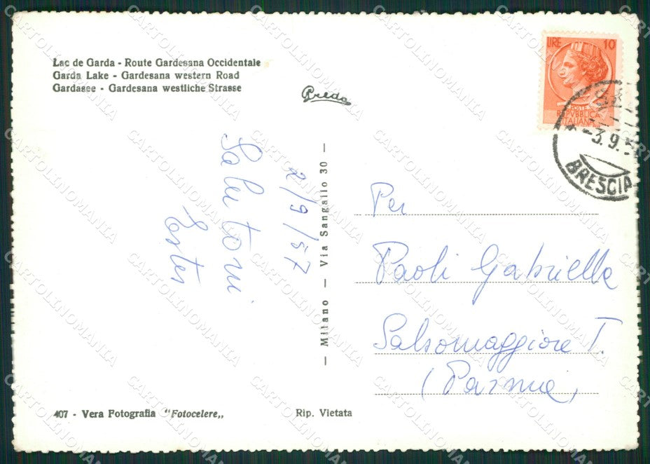 Brescia Gardesana Foto FG cartolina ZK0131 – retro