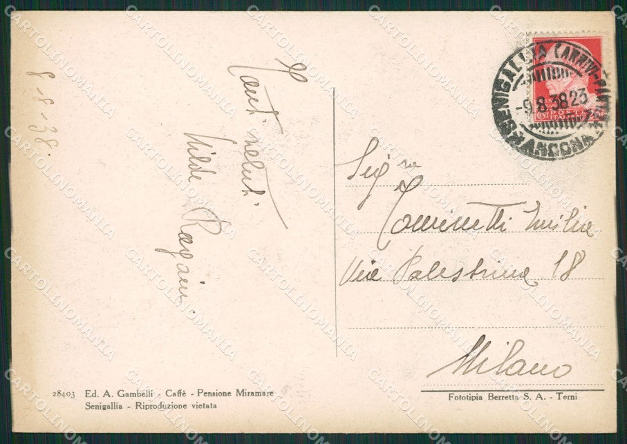 Ancona Senigallia FG cartolina ZK0149 – retro
