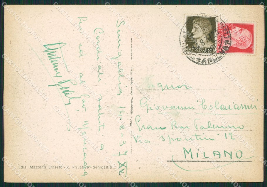 Ancona Senigallia FG cartolina ZK0150 – retro