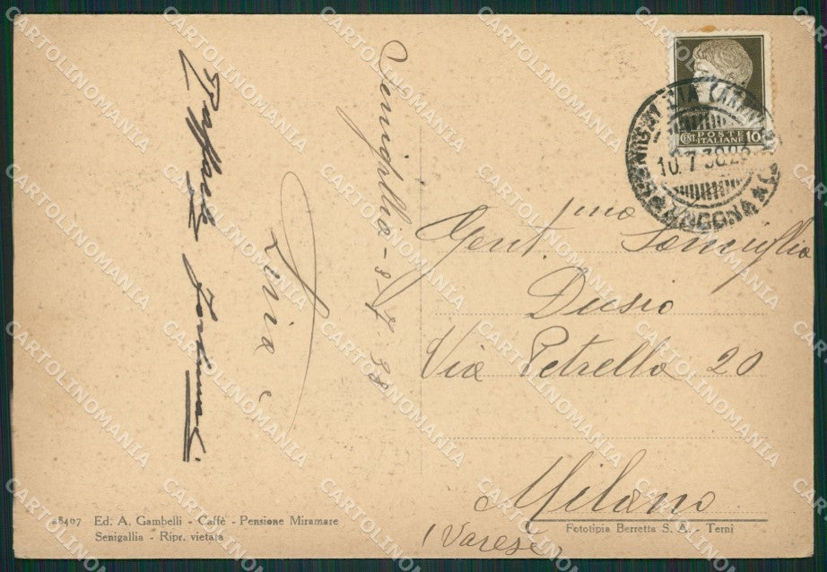 Ancona Senigallia FG cartolina ZK0151 – retro