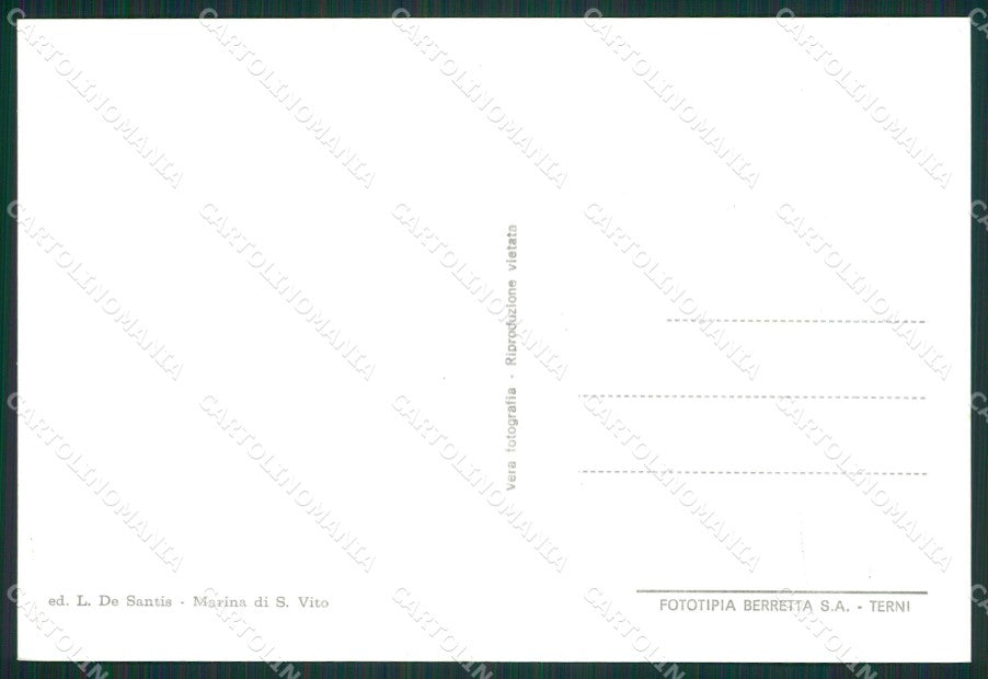 L'Aquila Marina San Vito D'Annunzio Foto FG cartolina ZK0183 – retro