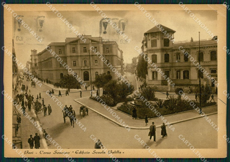 Bari Città Scuola Balilla FG cartolina ZK0196 – fronte