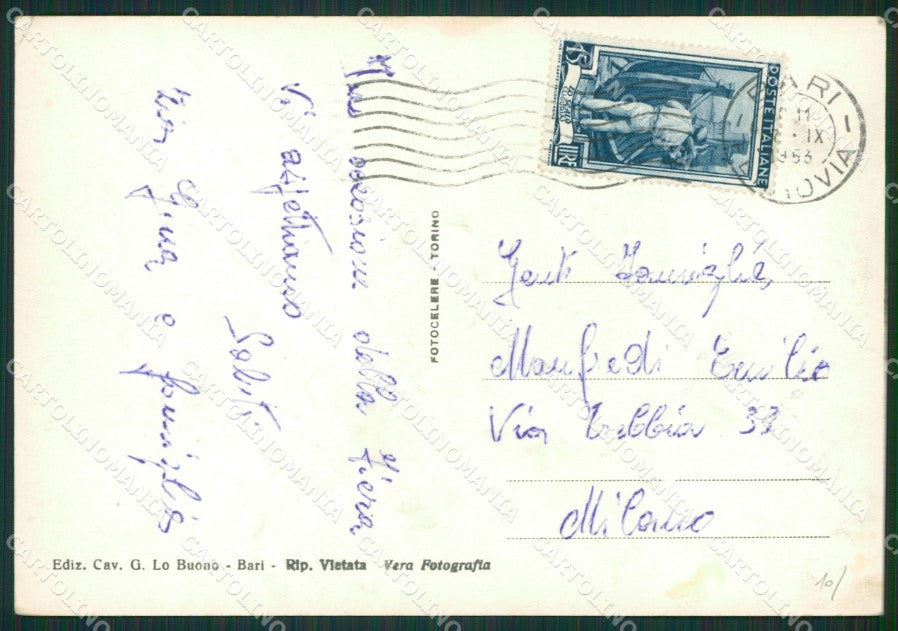 Bari Città Fiera del Levante Foto FG cartolina ZK0212 – retro