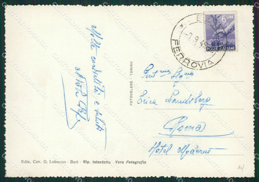 Bari Città Foto FG cartolina ZK0214 – retro