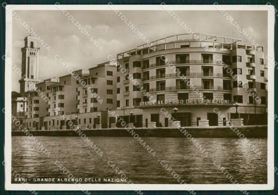 Bari Città Albergo Nazioni Foto FG cartolina ZK0221 – fronte