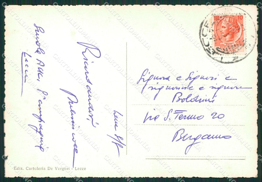 Lecce Città Foto FG cartolina ZK0232 – retro