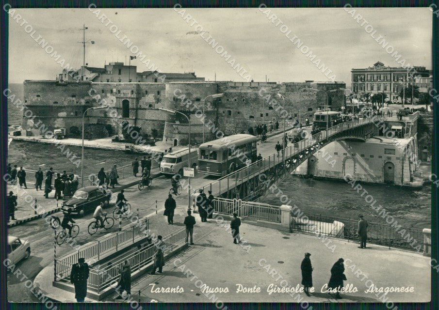 Taranto Città corriera PIEGHINA Foto FG cartolina ZK0241 – fronte