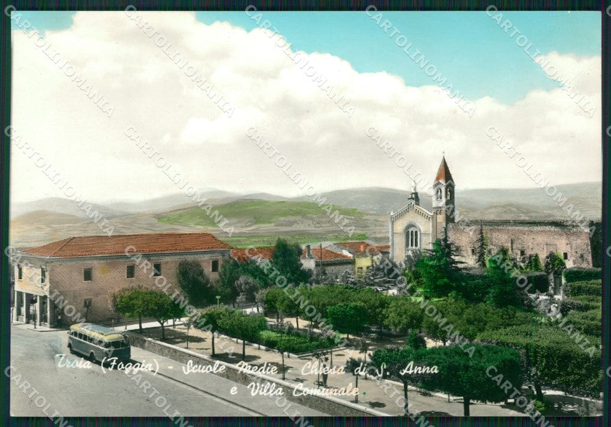 Foggia Troia Corriera Foto FG cartolina ZK0257 – fronte