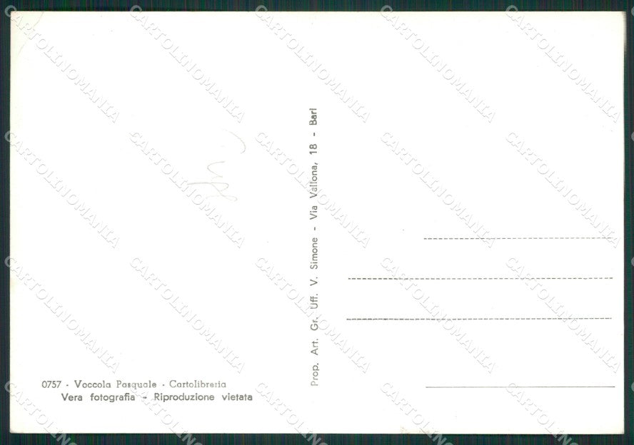 Foggia Troia Corriera Foto FG cartolina ZK0257 – retro