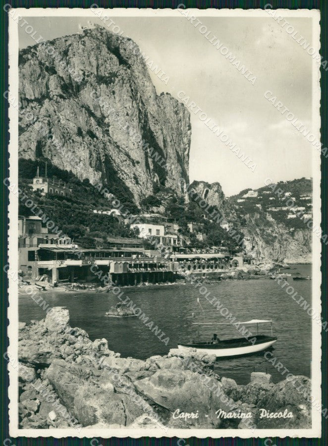 Napoli Capri Marina Piccola Foto FG cartolina ZK0279 – fronte