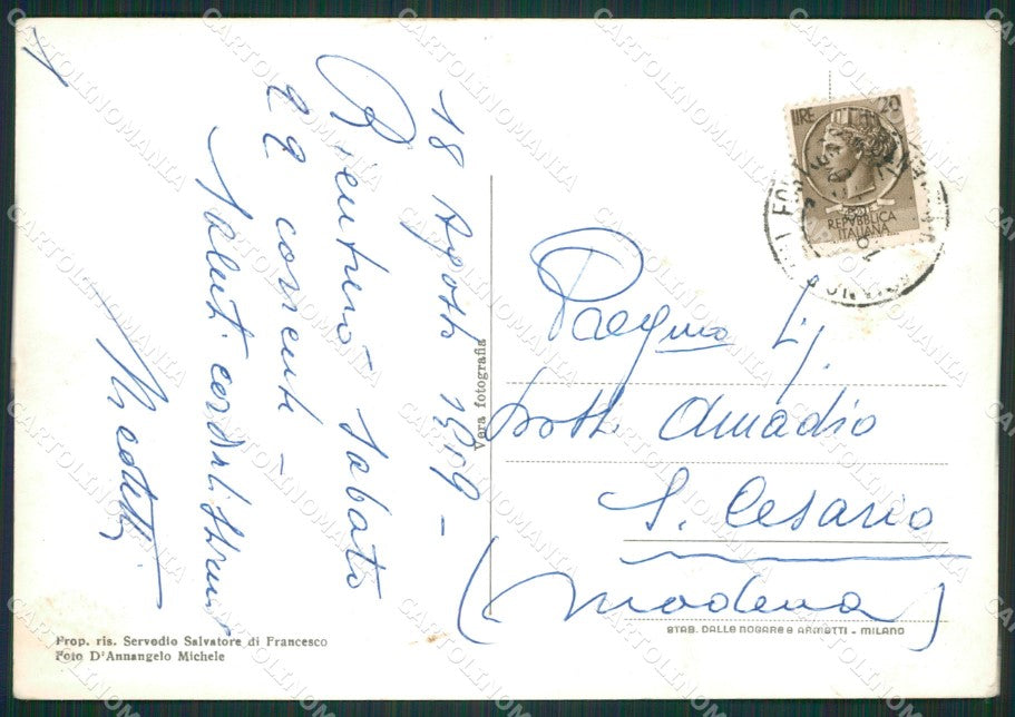 Benevento Faiano Val Fortore ABRASA Foto FG cartolina ZK0288 – retro
