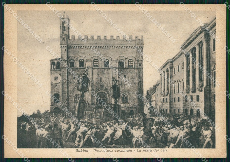 Perugia Gubbio Pinacoteca FG cartolina ZK0295 – fronte