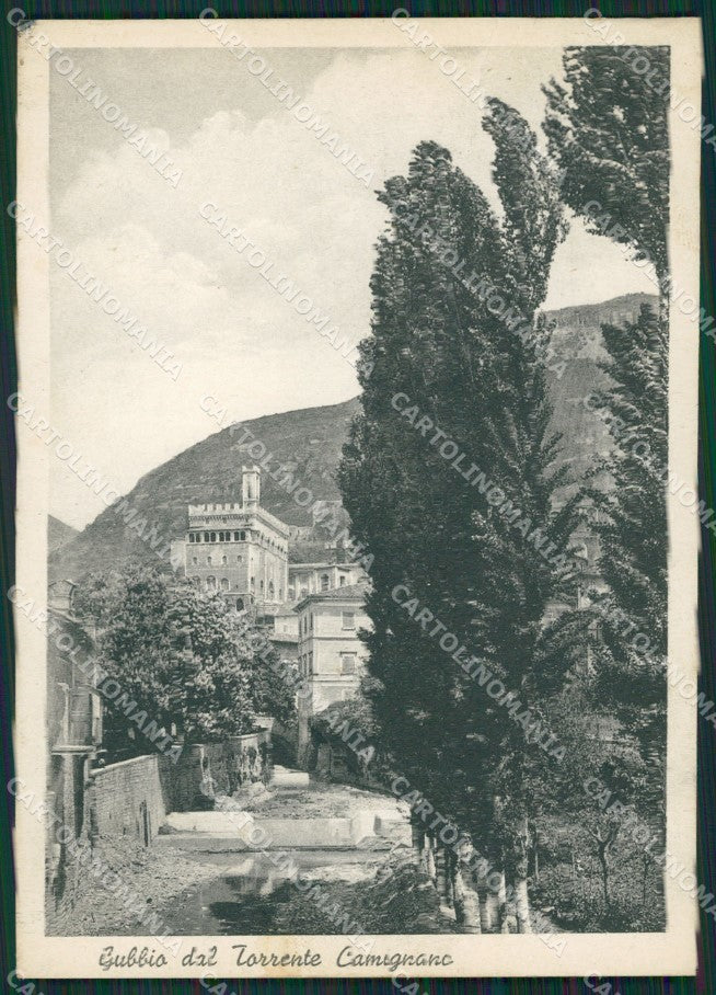 Perugia Gubbio PIEGHINA FG cartolina ZK0305 – fronte