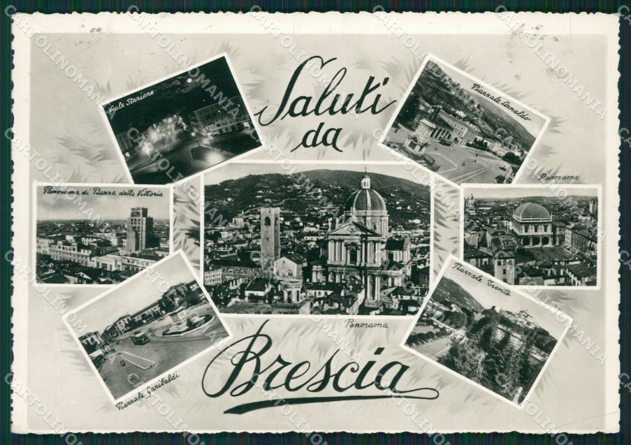 Brescia Città saluti da PIEGHINA Foto FG cartolina ZK0319 – fronte