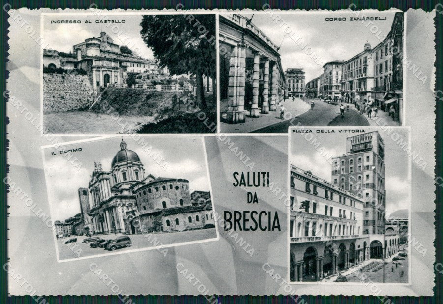 Brescia Città Saluti da Foto FG cartolina ZK0320 – fronte