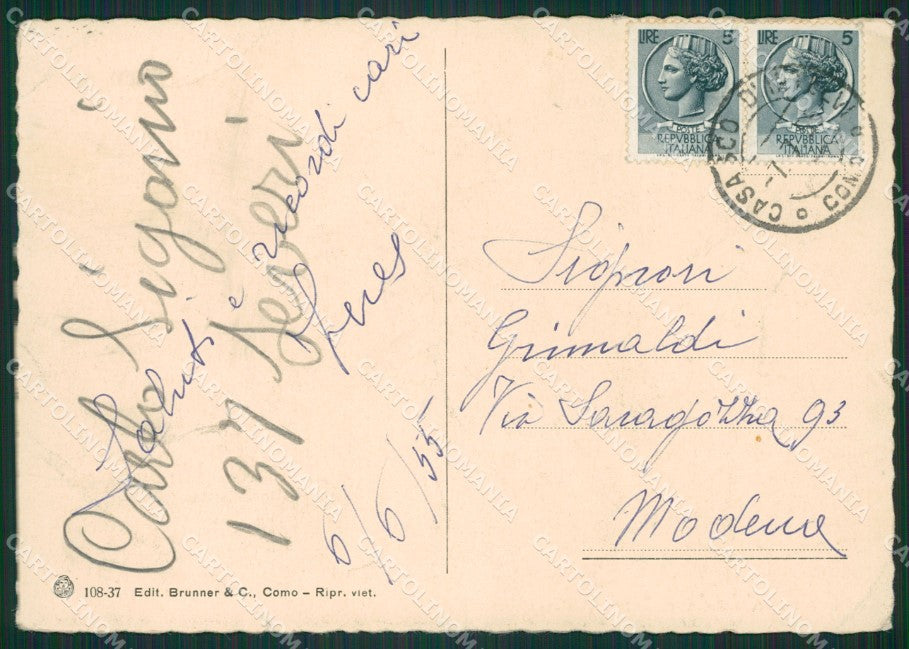 Como Casasco D'Intelvi FG cartolina ZK0330 – retro