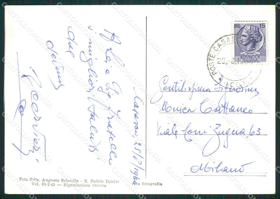 Como Casasco D'Intelvi Foto FG cartolina ZK0331 – retro