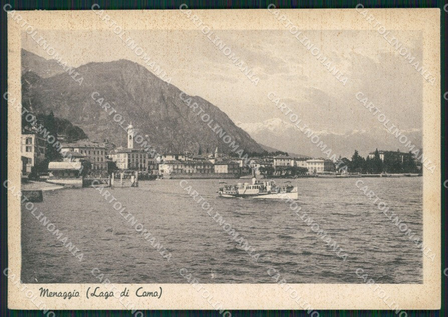 Como Menaggio Battello FG cartolina ZK0335 – fronte