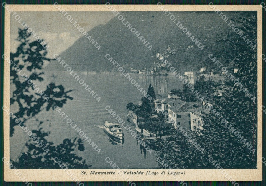 Como San Mamete Valsolda FG cartolina ZK0337 – fronte