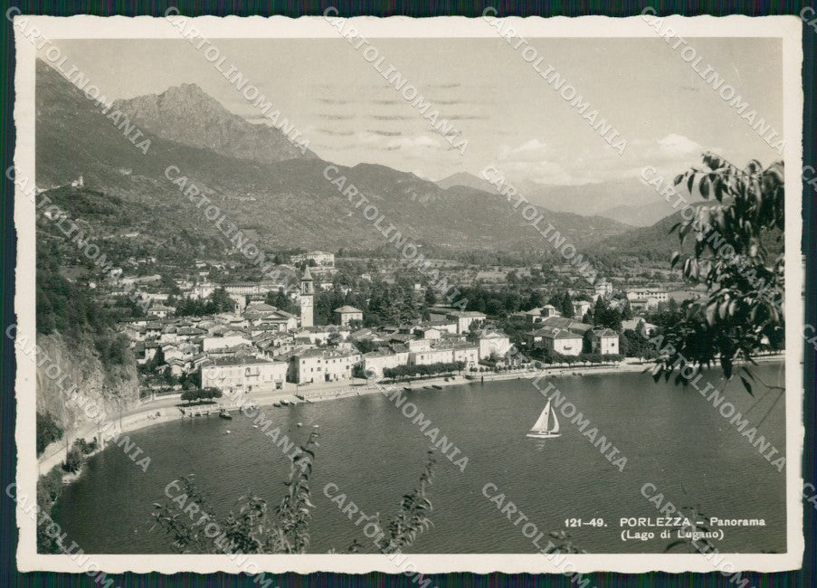 Como Porlezza Foto FG cartolina ZK0346 – fronte