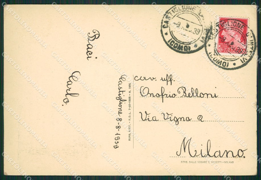 Como Castiglione Intelvi PIEGHINA FG cartolina ZK0354 – retro