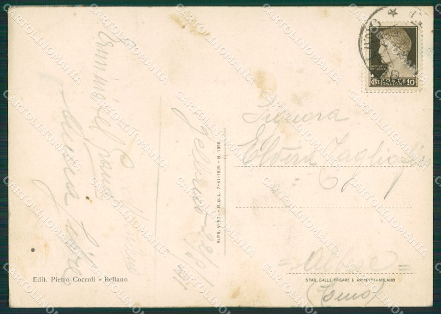 Lecco Bellano FG cartolina ZK0373 – retro