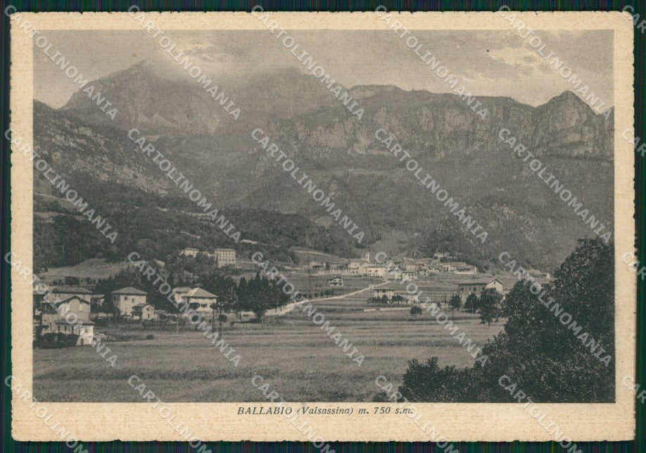 Lecco Ballabio FG cartolina ZK0380 – fronte