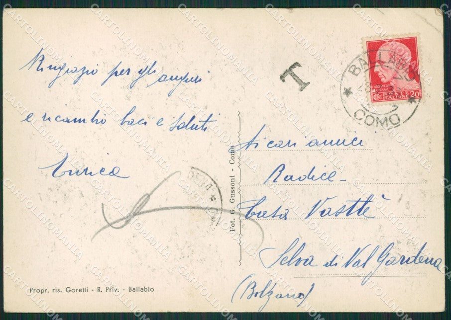Lecco Ballabio Superiore PIEGHINA FG cartolina ZK0383 – retro