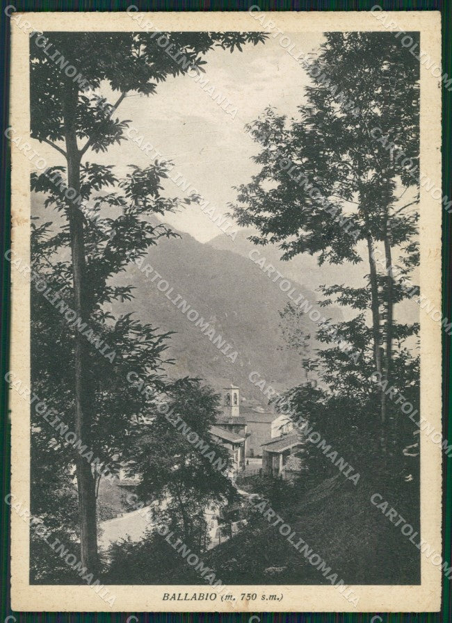 Lecco Ballabio FG cartolina ZK0386 – fronte