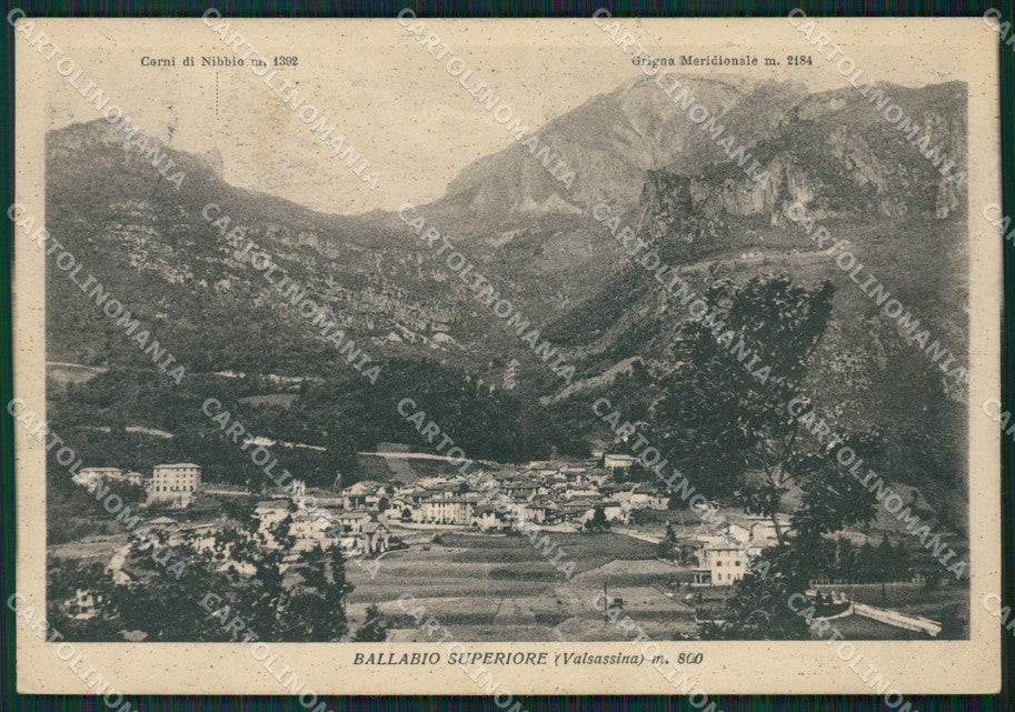 Lecco Ballabio Superiore FG cartolina ZK0387 – fronte