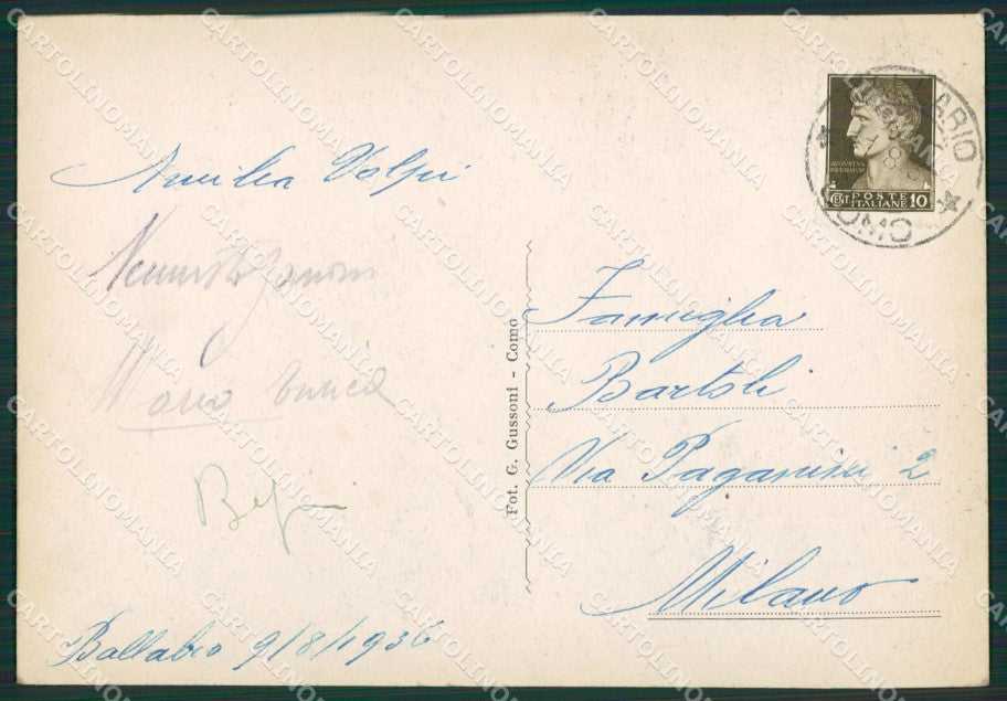 Lecco Ballabio Superiore FG cartolina ZK0390 – retro