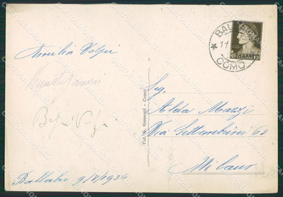 Lecco Ballabio Superiore FG cartolina ZK0395 – retro