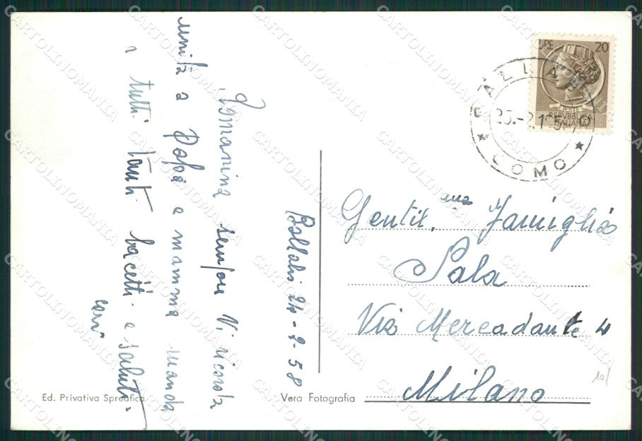 Lecco Ballabio Foto FG cartolina ZK0398 – retro