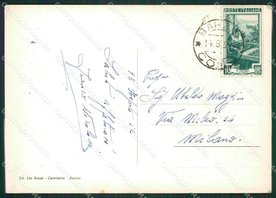 Lecco Barzio Foto FG cartolina ZK0426 – retro