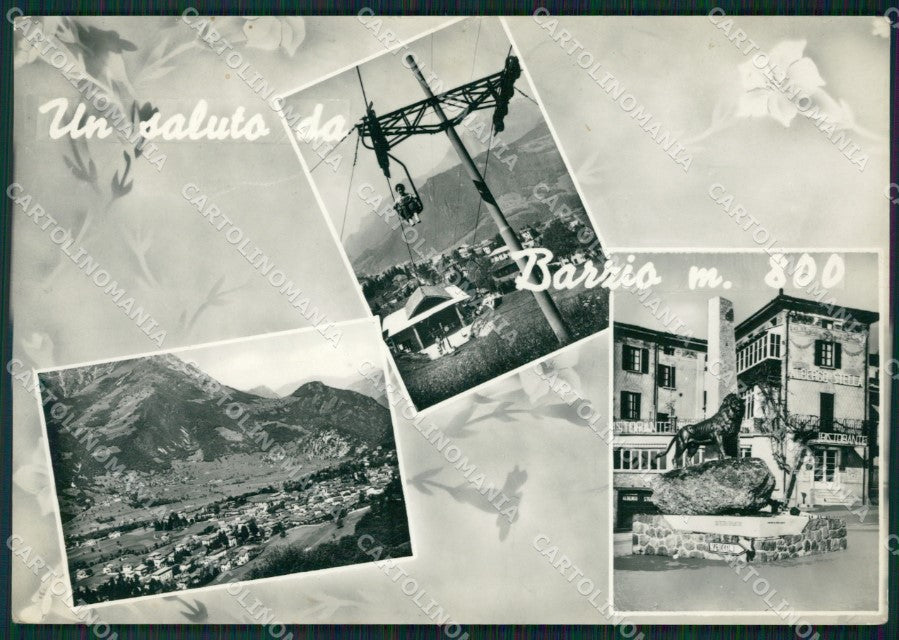 Lecco Barzio Saluti da Seggiovia Foto FG cartolina ZK0436 – fronte
