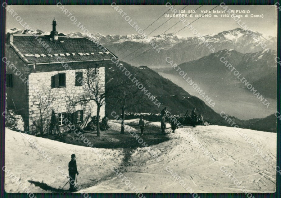 Como Valle Intelvi Sci Rifugio Giuseppe Bruno Foto FG cartolina ZK0440 – fronte