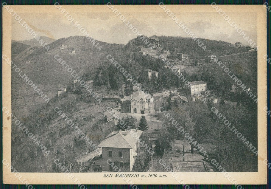 Como San Maurizio Sopra Brunate PIEGHINA FG cartolina ZK0456 – fronte