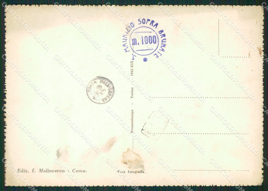 Como San Maurizio Sopra Brunate Foto FG cartolina ZK0457 – retro