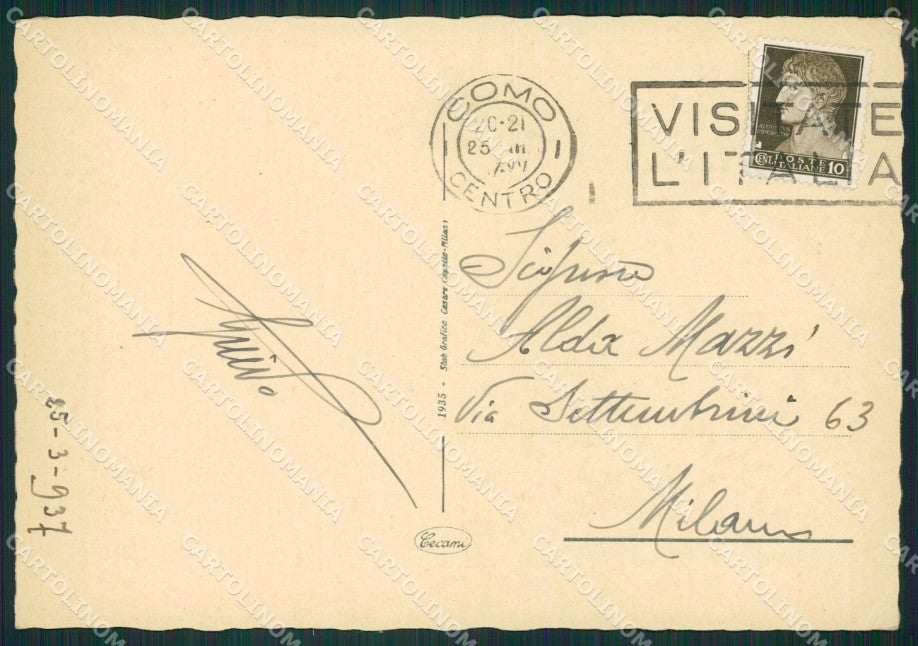 Como Città FG cartolina ZK0460 – retro