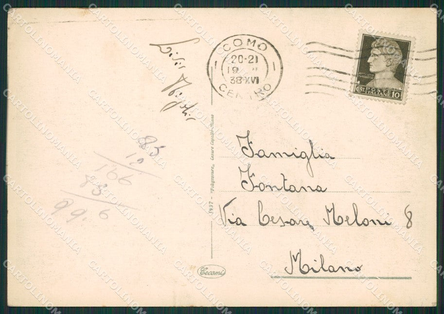 Como Città FG cartolina ZK0461 – retro