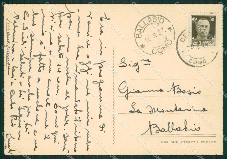 Como Piazza Santo Stefano FG cartolina ZK0465 – retro