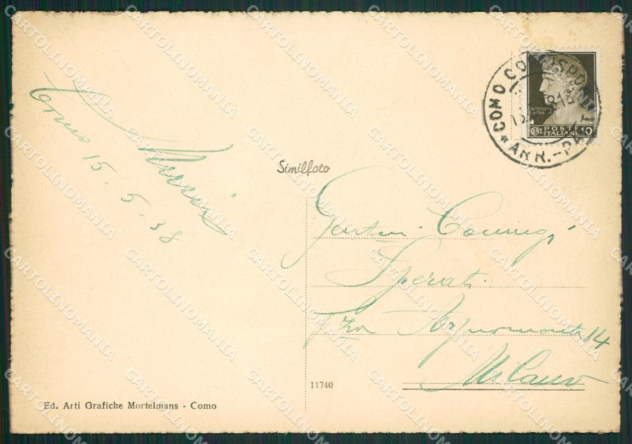 Como Città Battello FG cartolina ZK0472 – retro
